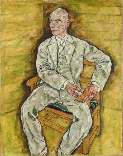 Retrat de Victor Ritter von Bauer, 1918. finlandès tekijältä Egon Schiele