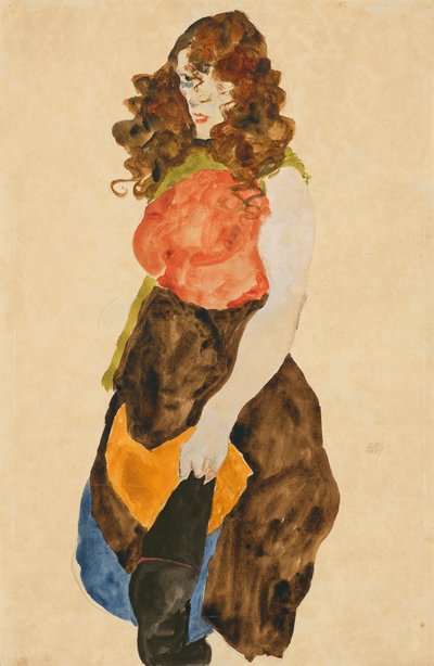 Prostituierte (Dirne) von Egon Schiele
