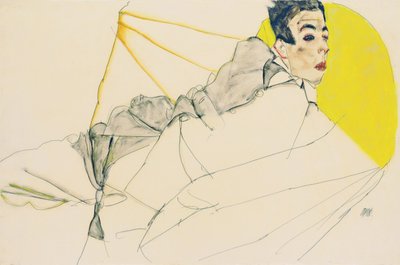 Makaava poika Erich Lederer, 1913 tekijältä Egon Schiele