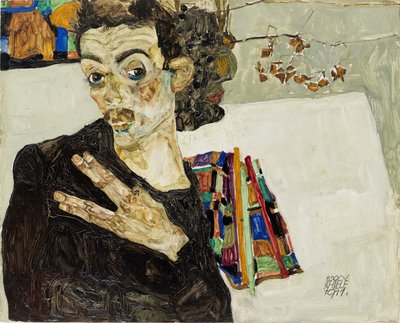 Omakuva tekijältä Egon Schiele