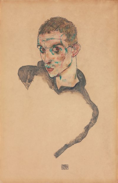 omakuva; Omakuva, 1914 tekijältä Egon Schiele