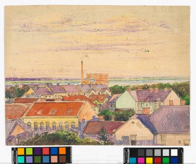 Kaupunkinäkymä tekijältä Egon Schiele
