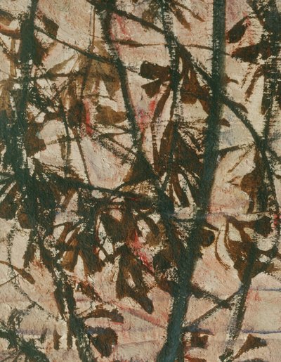 Versinkende Sonne (öljy kankaalle) tekijältä Egon Schiele