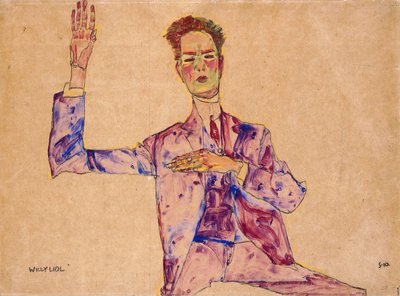 Willy Lidl, 1910 tekijältä Egon Schiele