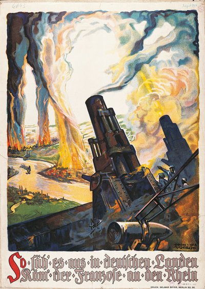 Propagandajuliste ensimmäisestä maailmansodasta tekijältä Egon Tschirch