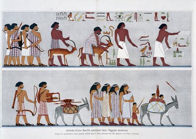 Aasialaisen perheen saapuminen muinaiseen Egyptiin: Prisse d