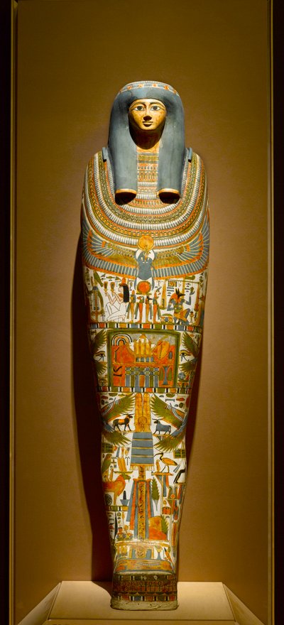 Gautseshenun sisäpakkaus, n. 700-650 eKr. (pellava ja kipsi) tekijältä Egyptian