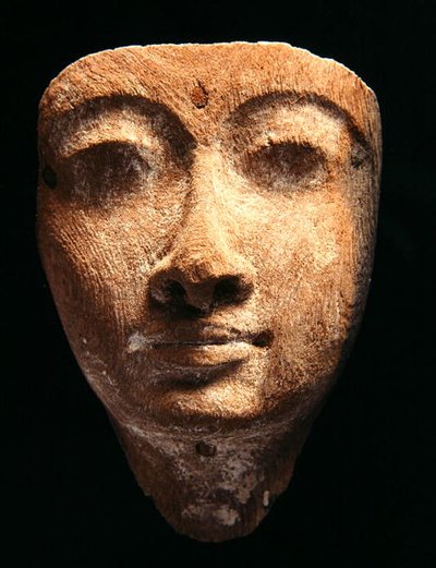 Naamio, Uusi kuningaskunta (puu) tekijältä Egyptian 18th Dynasty