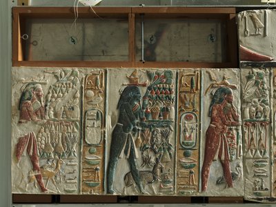 Nome-jumalien uhrilahjoja, n. 1391-1353 eaa tekijältä Egyptian 18th Dynasty