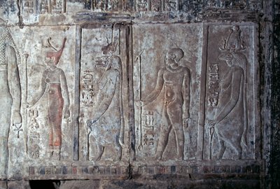 Hatshepsutin ruumistemppeli, Deir el-Bahari, Theban Necropolis (UNESCOn maailmanperintöluettelo). tekijältä Egyptian 18th Dynasty