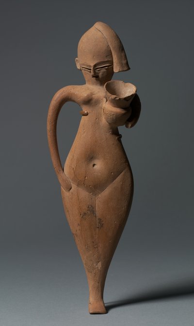 Palvelevan tytön patsas, n. 1323-1186 eaa tekijältä Egyptian 18th Dynasty