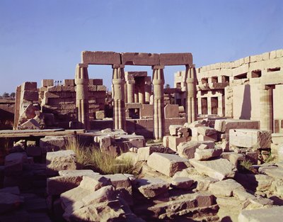 Pieni Tuthmosis III:n temppeli tekijältä Egyptian 18th Dynasty