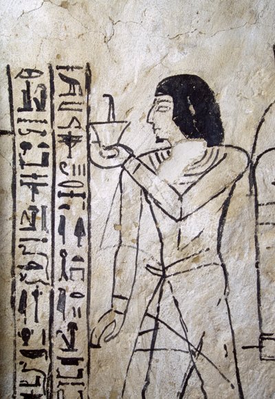 Kuva kuolleiden kirjasta, Nakhtminin hauta, Abusir, Egypti, Egyptin sivilisaatio, Uusi kuningaskunta, XIX-dynastia tekijältä Egyptian 19th Dynasty