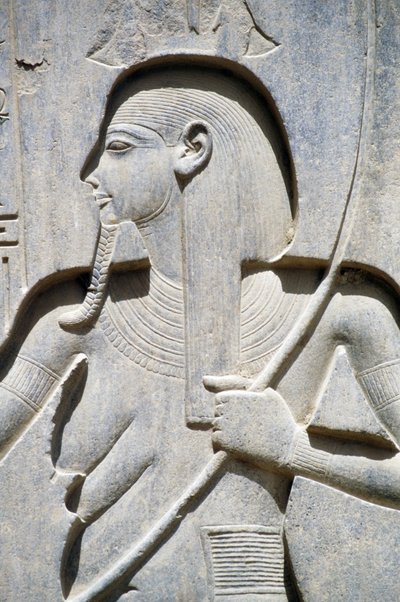 Reliefi Ramses II:n patsaan jalustasta, Ramses II:n hovi, Amunin temppeli, Luxor, muinainen Thebe (Unescon maailmanperintöluettelo). tekijältä Egyptian 19th Dynasty