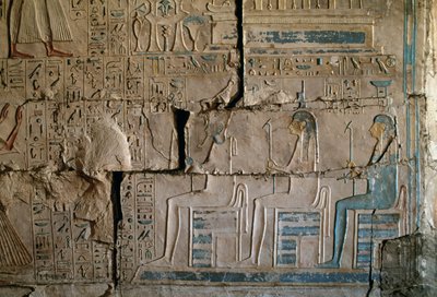Reliefi Netcherouymesin haudasta, Ramesses II:n korkea virkamies, Saqqara, Egyptin sivilisaatio, Uusi valtakunta, XIX dynastia tekijältä Egyptian 19th Dynasty