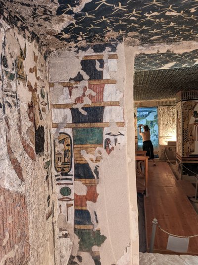 Kuningattaren laakso, Nefertarin hauta (seinämaalaus) tekijältä Egyptian 19th Dynasty