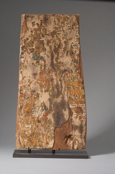 Sarkofagipaneelin kääntöpuoli, kolmas välikausi (maalattu puu) (katso myös 234375) tekijältä Egyptian 21st Dynasty