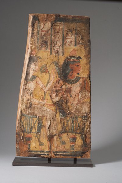 Sarkofagipaneeli, kolmas välikausi (maalattu puu) (katso myös 234374) tekijältä Egyptian 21st Dynasty