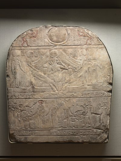 Ptahin ylipapin Stele, Shedsunefertem, 945-924 eaa. tekijältä Egyptian 22nd Dynasty