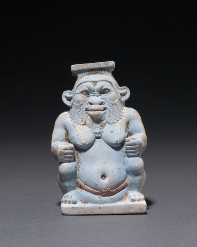 Kosmetiikkapurkki jumala Besin muodossa, 664-525 eKr tekijältä Egyptian 26th Dynasty