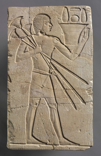 Miespuolinen uhrinantaja, n. 667-647 eaa tekijältä Egyptian 26th Dynasty