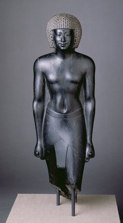 Dattarin patsas, myöhäinen aika (dioriitti) tekijältä Egyptian 30th Dynasty
