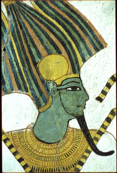 Muinainen Egypti, seinämaalaus, Sennedjemin hauta, Aatelisten hauta, Thebe, Deir el Medina tekijältä Egyptian Egyptian