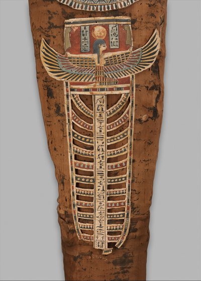 Nesminin muumio (yksityiskohta), 200-30 eKr tekijältä Egyptian Ptolemaic Period