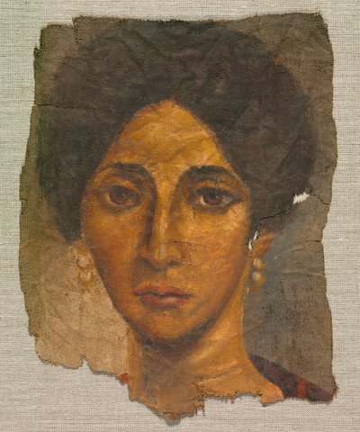 Naisen hautausmuotokuva, n. 138-192 tekijältä Egyptian School
