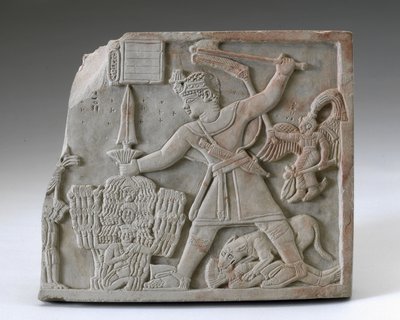 Prinssi Arikankharer tappamassa vihollisiaan, Meroe tekijältä Egyptian School