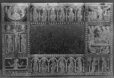 Pyhän Mauritiuksen kannettava alttari tekijältä Eilbertus of Cologne (fl.1129 60)