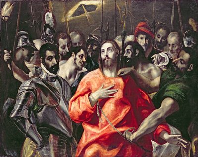 Kristuksen riisuutuminen (öljy kankaalle) tekijältä El (1541 1614) Greco