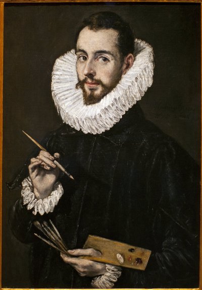 Muotokuva maalarin pojasta Jorge Manuelista. Domenico Theothocopoulosin maalaus, joka tunnetaan nimellä El Greco (1541-1614), öljy kankaalle, noin 1600. Kuvataidemuseo Sevillassa, Espanjassa. tekijältä El Greco
