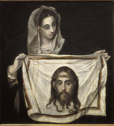 Pyhä Veronica ja verho tekijältä El Greco
