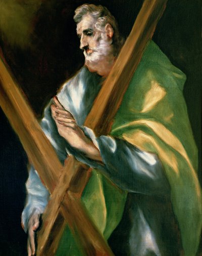 St. Andrew (öljy kankaalle) tekijältä El Greco