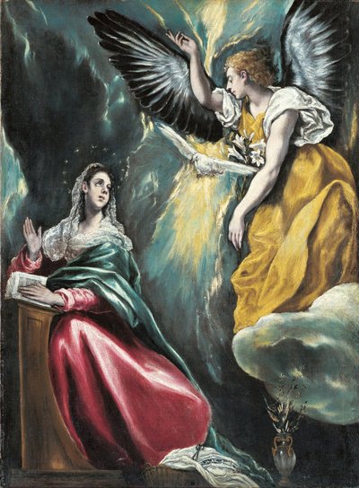 Annunciation tekijältä El Greco