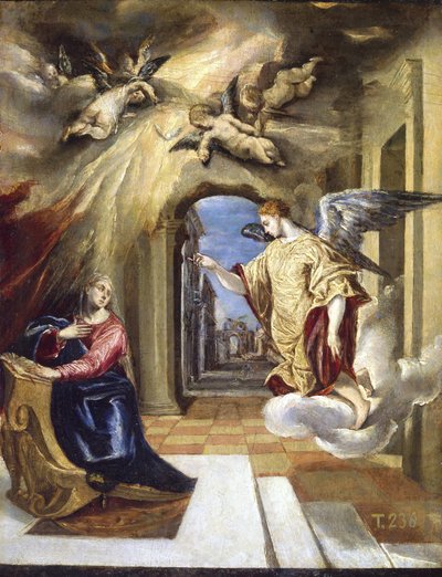 Annunciation tekijältä El Greco