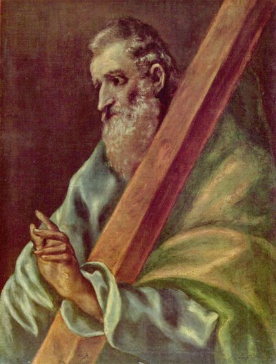 Apostoli Pyhä Andreas tekijältä El Greco