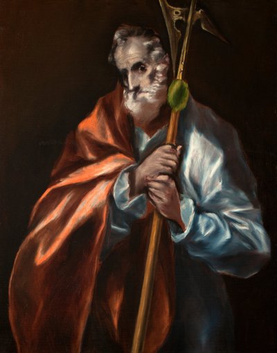 Espanja: San Judas Tadeo Apostoli Pyhä Thaddeus (Juudas) tekijältä El Greco