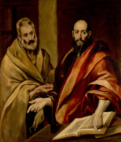Die Apostel Petrus und Paulus tekijältä El Greco