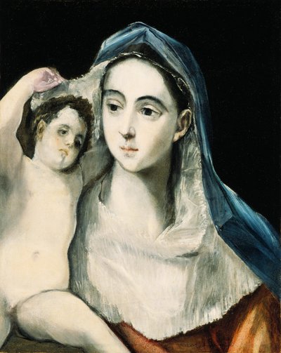 Madonna ja lapsi tekijältä El Greco
