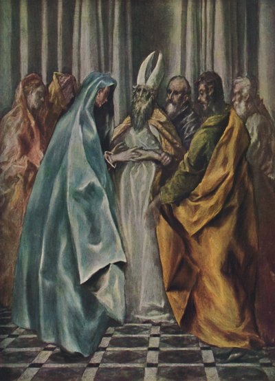 Mariae Verlobnis, Neitsyen kihlaus, 1600-1614, 1938 tekijältä El Greco