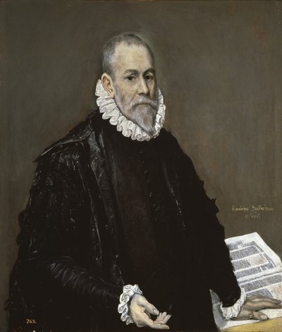Lääkärin muotokuva, 1582-1585 tekijältä El Greco
