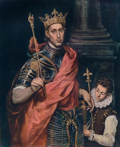 St. Louis Ranskan kuningas sivulla, c1590 tekijältä El Greco