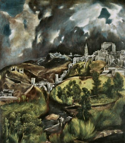 Näkymä Toledoon tekijältä El Greco