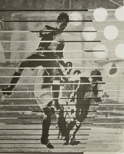 Jalkapalloilija, 1926. tekijältä Eliezer Markowich Lissitzky