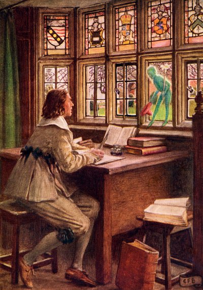 Kuvitus Shakespearen runoon Madrigal, kirjasta 