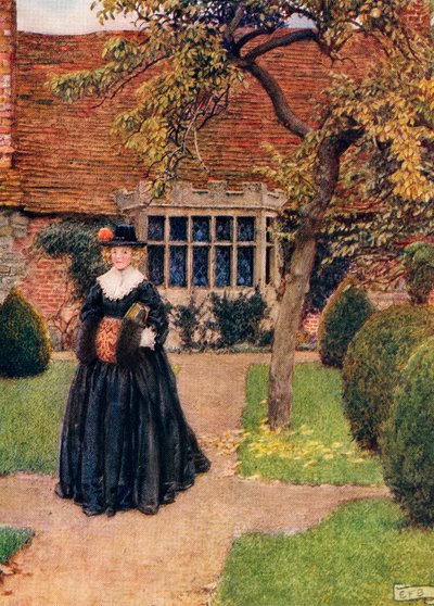 Kuvitus Herrickin runoon The Poetry of Dress kirjasta "Palgrave