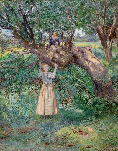 Truants (akvarelli) tekijältä Eleanor Fortescue-Brickdale