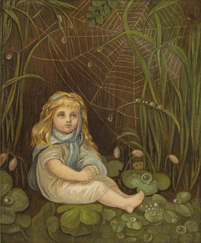 Tähdet ovat kaukana, kaukana (väri litho) tekijältä Eleanor Fortescue Brickdale